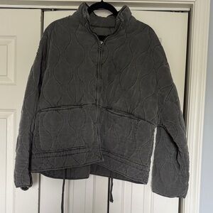 Zara quilted bomber jacket